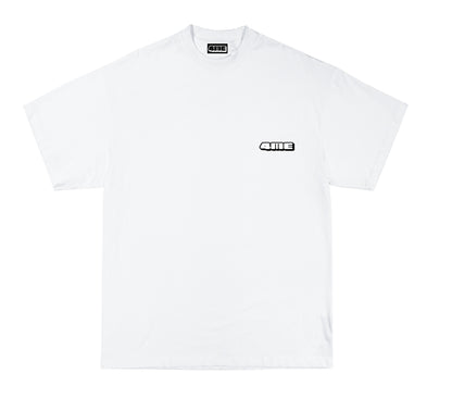 4ME CLOTHINGBRAND OVERSIZED WHITE AND PINK UNISEX SHIRT