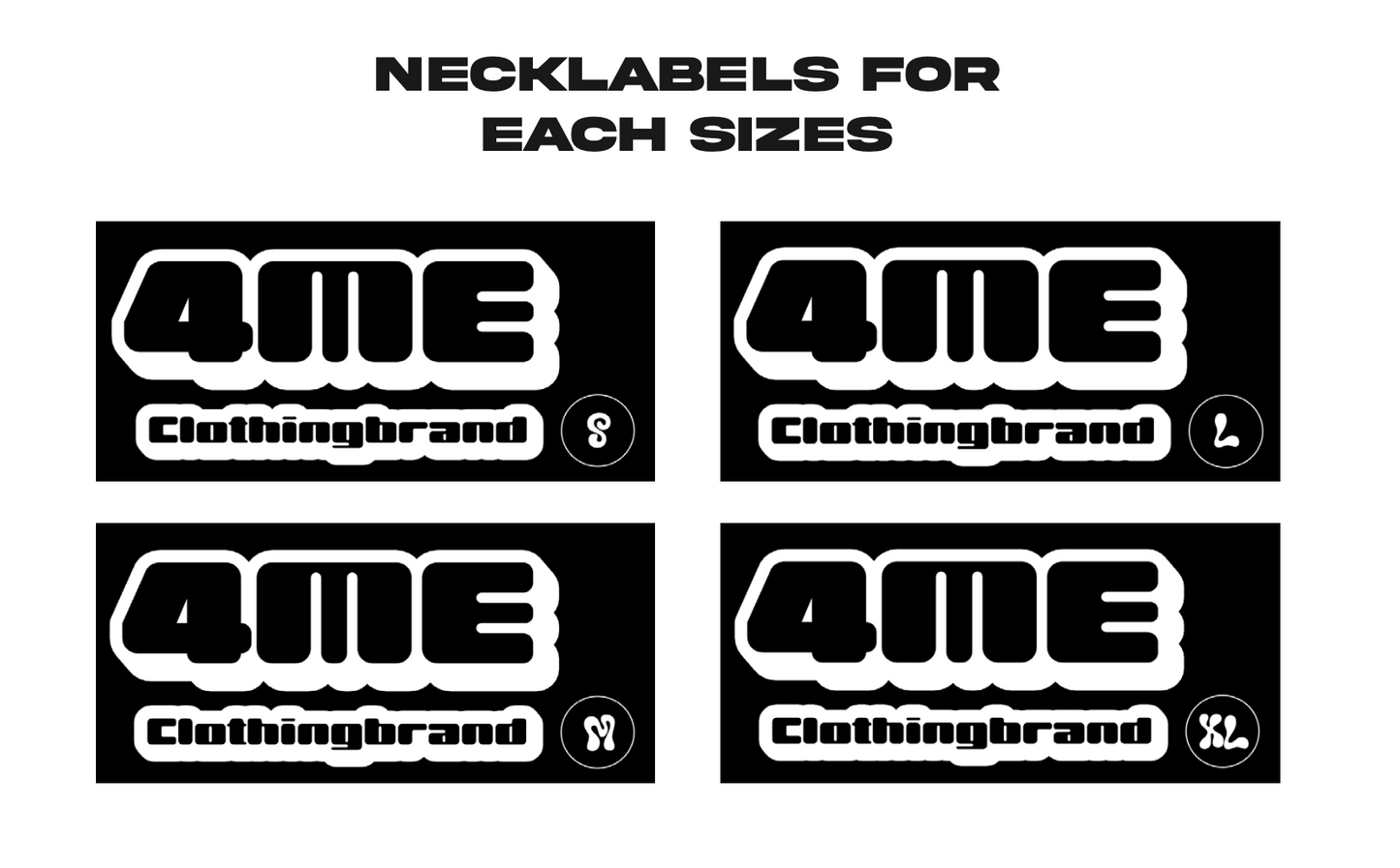 4ME Clothingbrand "It takes time" hoodies